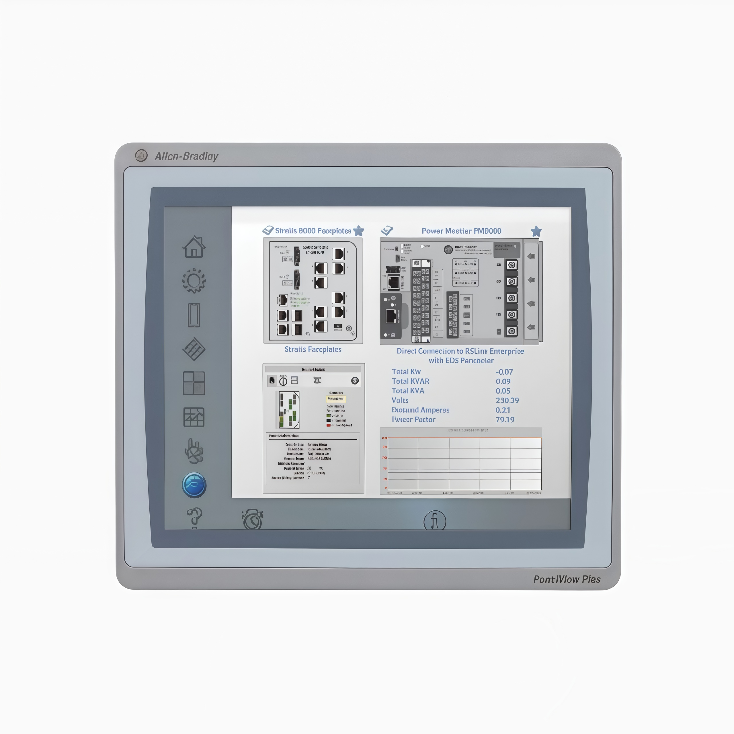 2711P-T10W22D8S Allen-Bradley Color Touch Panel Full Series